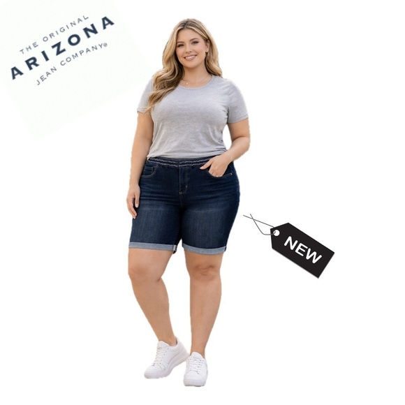 Arizona Jean Company Pants - NWT Arizona Jean co soft slip-on shorts size 20 1/2